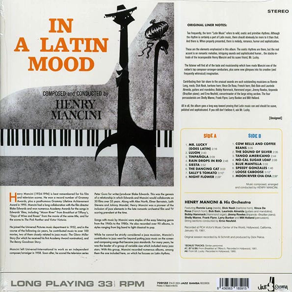 Henry Mancini - In A Latin Mood: Mr. Lucky Goes Latin (ltd. ed.) (180g)