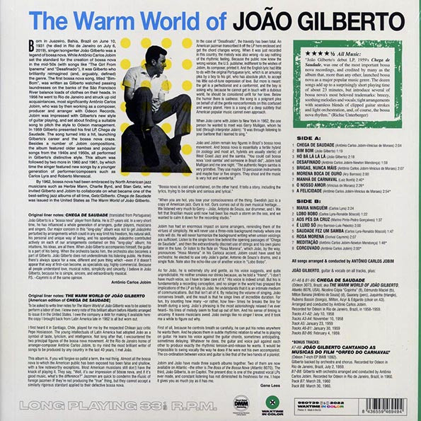 Joao Gilberto - The Warm World Of Joao Gilberto (+5 bonus tracks) (ltd. ed.) (180g) (green vinyl)