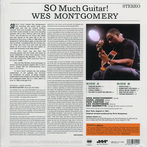 Wes Montgomery - So Much Guitar! (+bonus track) (ltd. ed.) (180g)