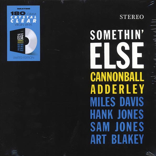 Cannonball Adderley, Miles Davis, Hank Jones, Sam Jones, Art Blakey - Somethin' Else (+2 bonus tracks) (ltd. ed.) (180g) (clear vinyl)