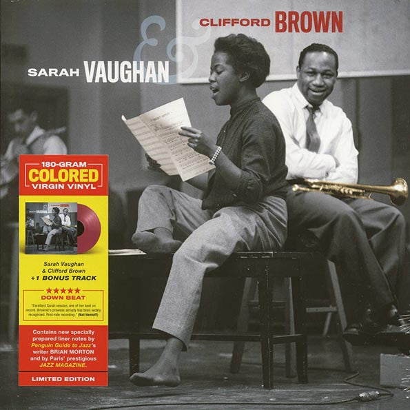 Sarah Vaughan, Clifford Brown - Sarah Vaughan & Clifford Brown (+bonus track) (ltd. ed.) (180g) (red vinyl)