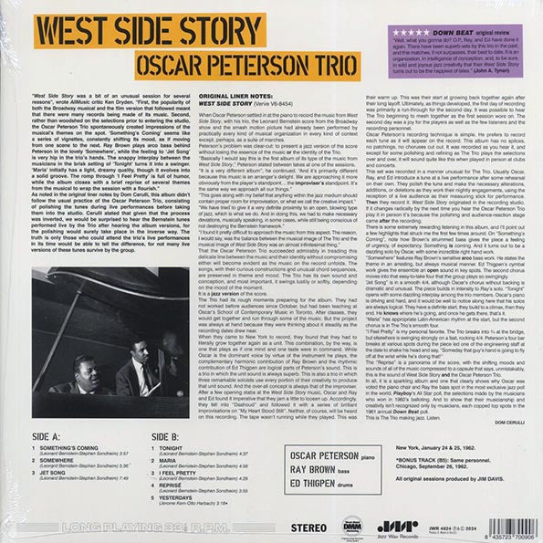 Oscar Peterson Trio - West Side Story (+bonus track) (ltd. ed.) (180g)