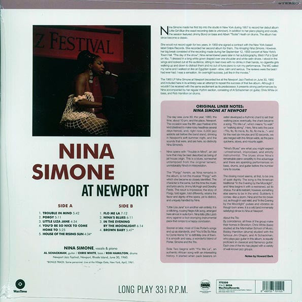 Nina Simone - Nina Simone At Newport (+2 bonus tracks) (ltd. ed.) (180g)