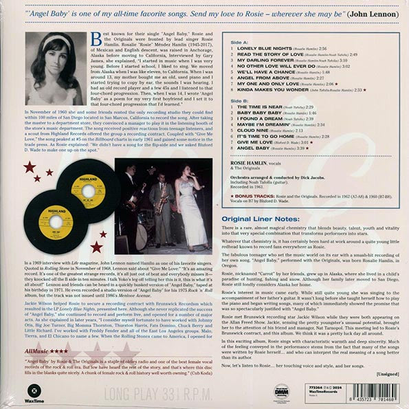 Rose Hamlin - Lonely Blue Nights (+4 bonus tracks) (ltd. ed.) (180g)