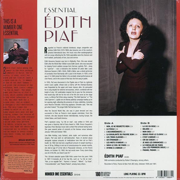Edith Piaf - Essential (ltd. ed.) (180g)