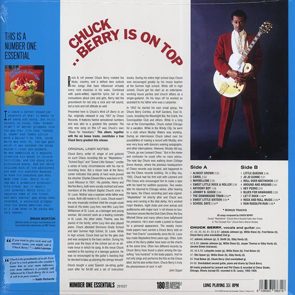 Chuck Berry - Berry Is On Top (+6 bonus tracks) (ltd. ed.) (180g)