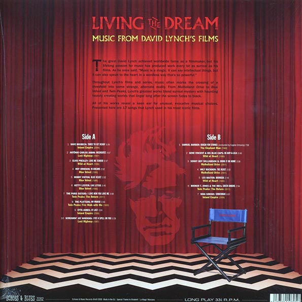 Elvis Presley, Dave Brubek, Etta James, Nina Simone, Etc. - Living the Dream: Music From David Lynch's Films (180g) (red vinyl)