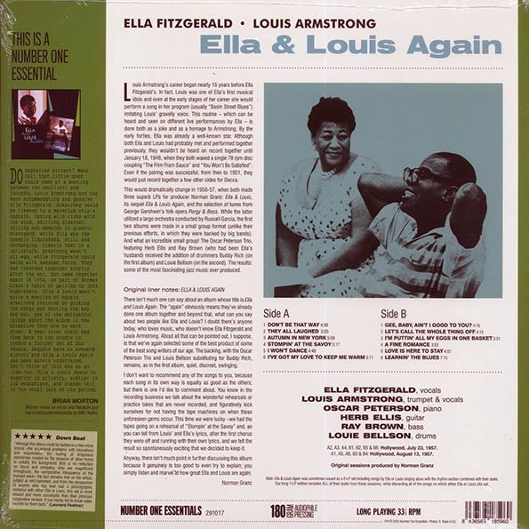 Ella Fitzgerald, Louis Armstrong - Ella & Louis Again (ltd. ed.) (180g)