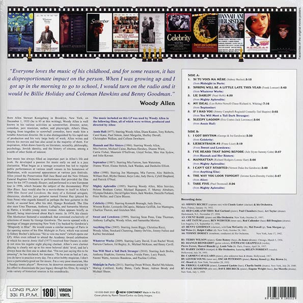 Sidney Bechet, Neal Hefti, Franz Liszt, George Gershwin, Etc. - Swing In The Films Of Woody Allen (ltd. ed.) (180g)