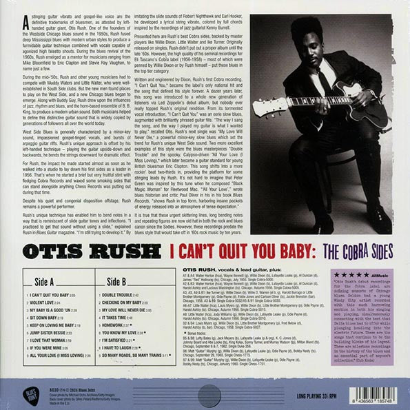 Otis Rush - I Can't Quit You Baby: The Cobra Sides (+6 bonus tracks) (ltd. ed.) (180g)