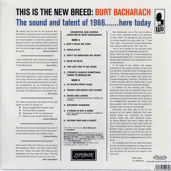 Burt Bacharach - Hit Maker! (ltd. ed.) (180g)