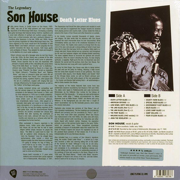 Son House - Death Letter Blues (ltd. ed.) (180g)
