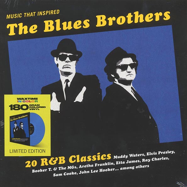 Elvis Presley, Etta James, Sam Cooke, Muddy Waters, Etc. - Music That Inspired The Blues Brothers (20 tracks) (ltd. ed.) (180g) (blue vinyl)