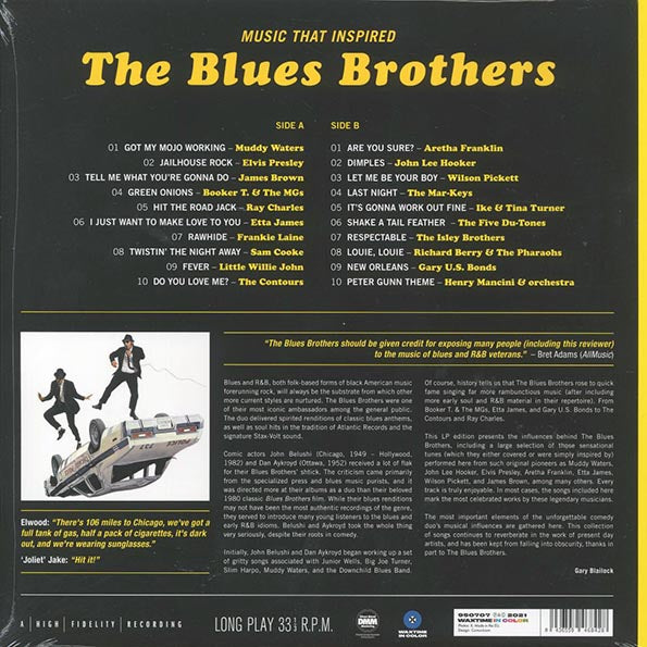 Elvis Presley, Etta James, Sam Cooke, Muddy Waters, Etc. - Music That Inspired The Blues Brothers (20 tracks) (ltd. ed.) (180g) (blue vinyl)