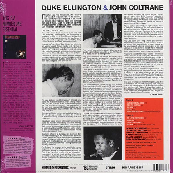 Duke Ellington, John Coltrane - Duke Ellington & John Coltrane (+2 bonus tracks) (ltd. ed.) (180g)