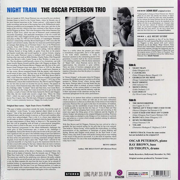The Oscar Peterson Trio - Night Train (+bonus track) (ltd. ed.) (180g) (purple vinyl)