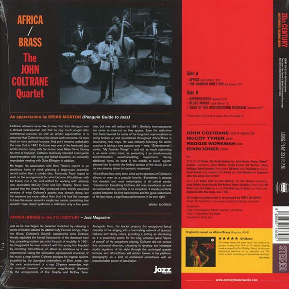 John Coltrane Quartet - Africa/Brass (+2 bonus tracks) (ltd. ed.) (180g) (red vinyl)