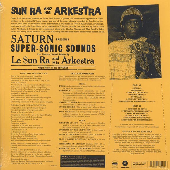 Sun Ra - Super-Sonic Jazz (+bonus track) (ltd. ed.) (180g)