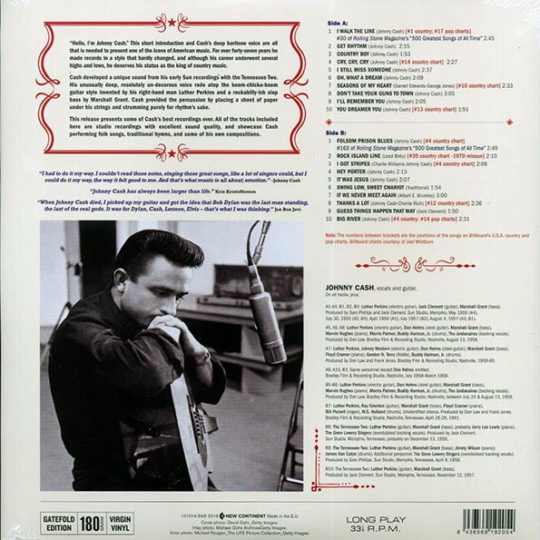 Johnny Cash - The Hits (20 tracks) (ltd. ed.) (180g)
