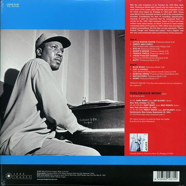 Thelonious Monk Trio - Thelonious Monk Trio (+2 bonus tracks) (ltd. ed.) (180g)