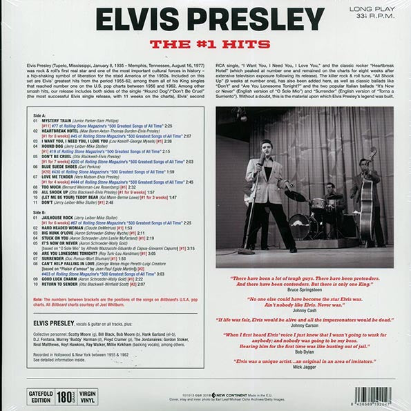 Elvis Presley - The #1 Hits (21 tracks) (ltd. ed.) (180g)