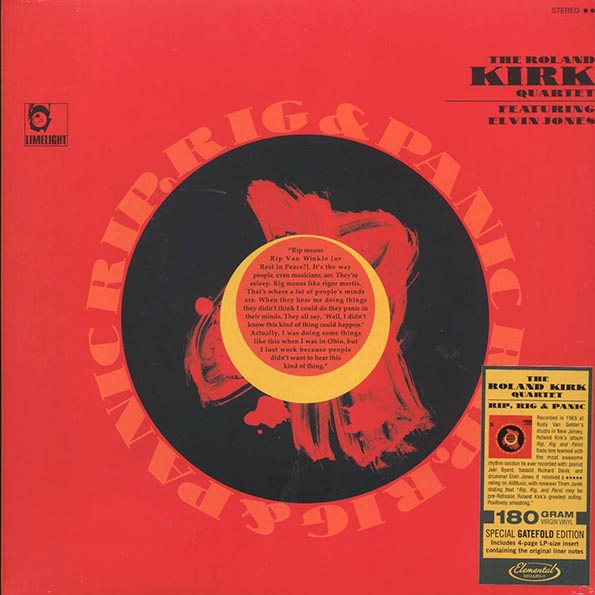 The Roland Kirk Quartet, Elvin Jones - Rip, Rig & Panic (ltd. ed.) (180g)