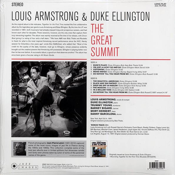 Louis Armstrong, Duke Ellington - The Great Summit (+bonus track) (ltd. ed.) (180g)