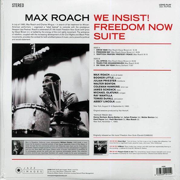 Max Roach - We Insist! Freedom Now Suite (+bonus track) (ltd. ed.) (180g)