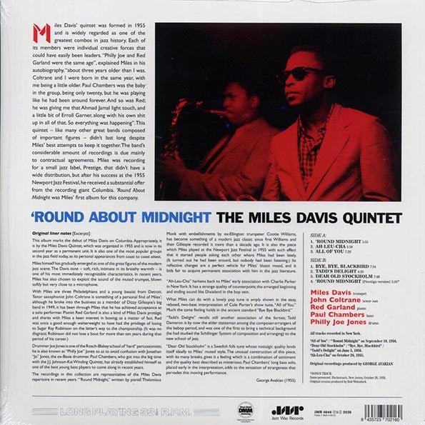 Miles Davis - 'Round About Midnight (+bonus track) (ltd. ed.) (180g)