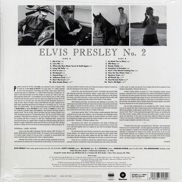 Elvis Presley - Elvis Presley No. 2 (20 tracks) (+8 bonus tracks) (ltd. ed.) (180g)