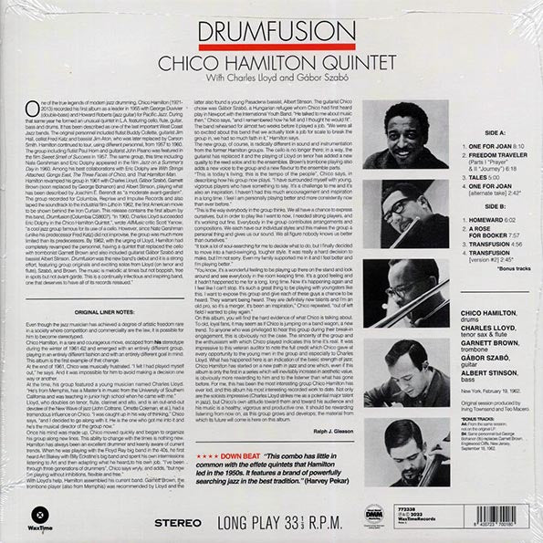 The New Dynamic Chico Hamilton Quintet - Drumfusion (+2 bonus tracks) (ltd. ed.) (180g)