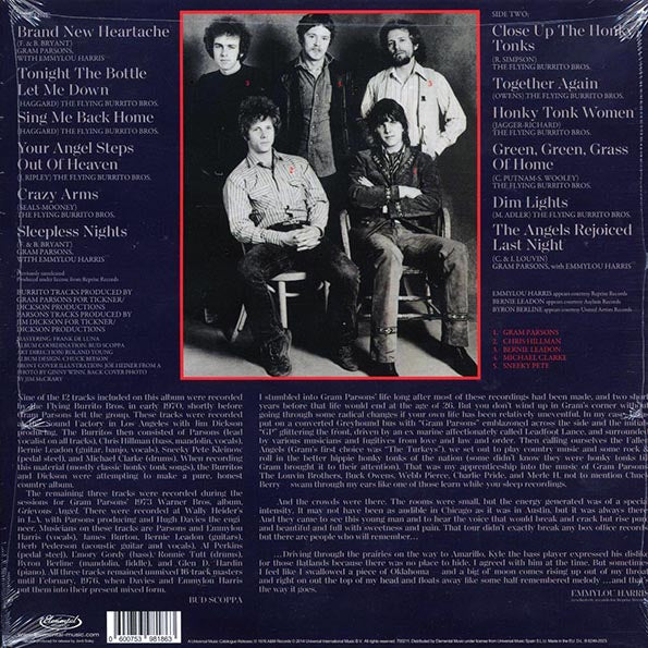 Gram Parsons, The Flying Burrito Brothers - Sleepless Nights (ltd. ed.) (180g)