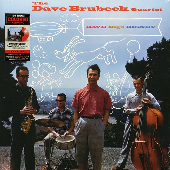 Dave Brubeck Quartet - Dave Digs Disney (+2 bonus tracks) (ltd. ed.) (180g) (red vinyl)
