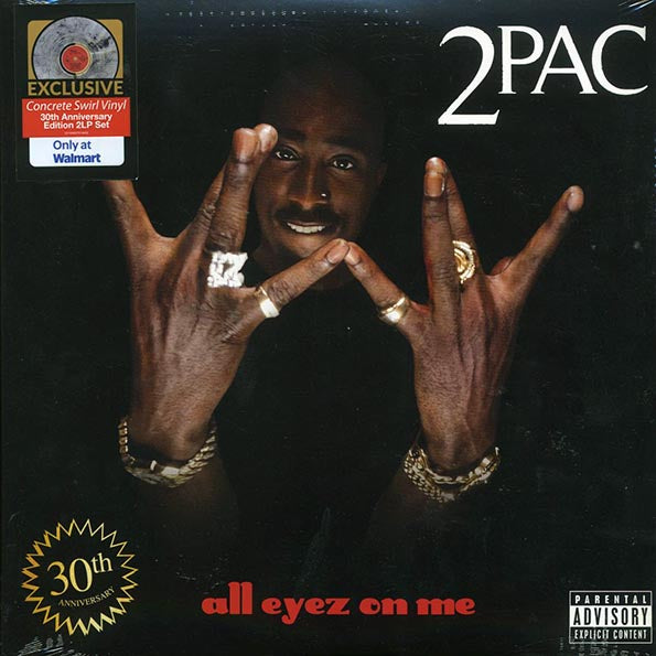 2Pac - All Eyez on Me (30th Anniv. Ed.) (2xLP) (concrete swirl vinyl)