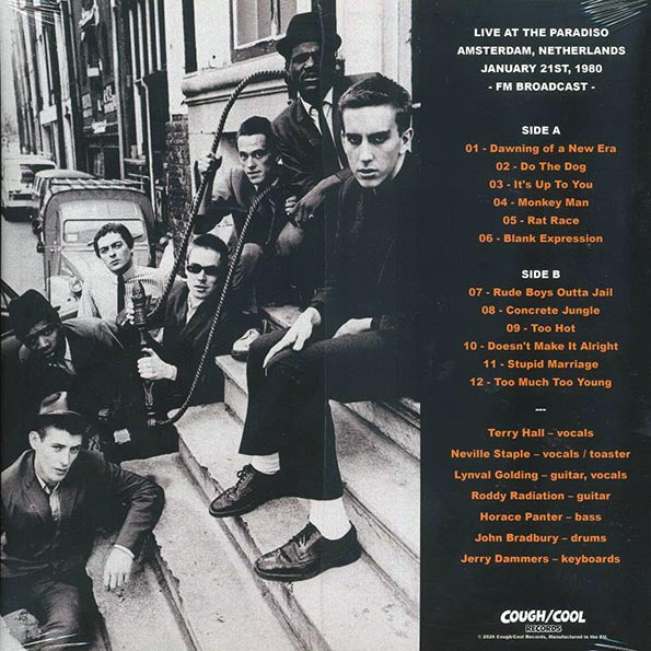 The Specials - Too Much To Dam: Live At Paradiso, Amsterdam, January 21st, 1980 (ltd. ed.) (orange vinyl)