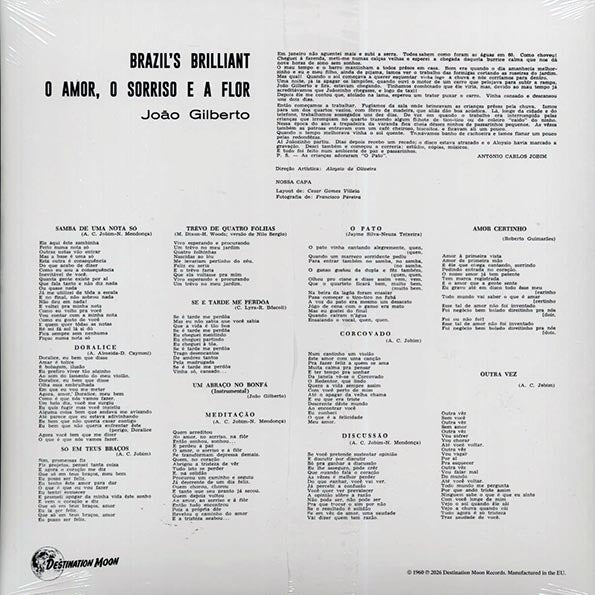 Joao Gilberto - Brazil's Brilliant Joao Gilberto: Pops In Portuguese With Antonio Carlos Jobim's Orchestra (ltd. 500 copies made) (clear vinyl)