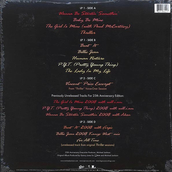 Michael Jackson - Thriller 25 (with Kayne West, Akon) (25th Anniv. Ed.) (2xLP) (remastered)