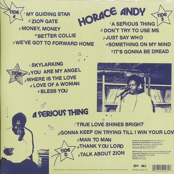 Horace Andy - A Serious Thing: 30 Massive Hits From Reggae's Golden Age (2xLP)
