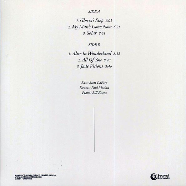 Bill Evans Trio - Sunday At The Village Vanguard (180g)
