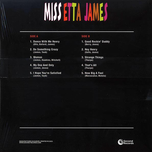 Etta James - Miss Etta James (180g)