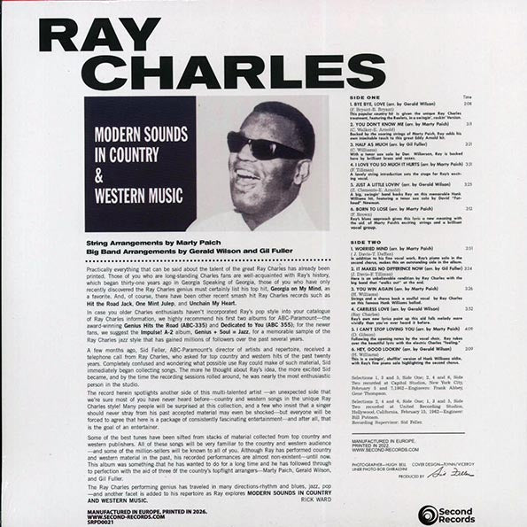 Ray Charles - Modern Sounds In Country And Western Music (180g)