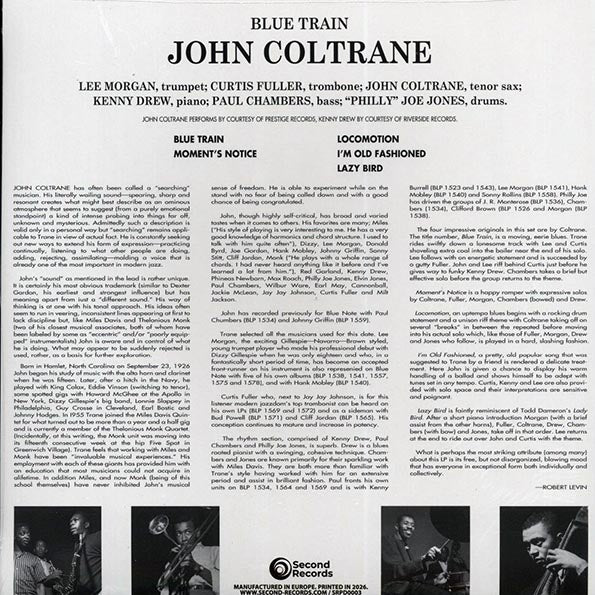 John Coltrane - Blue Train (180g) (blue vinyl)