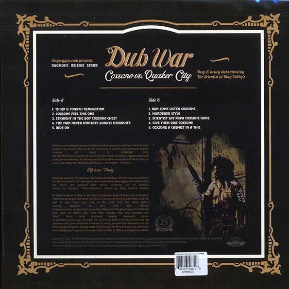 Scientist, Sly Dunbar, Gladdy Anderson, Chinna Smith - Coxsone Vs. Quaker City: Dub War