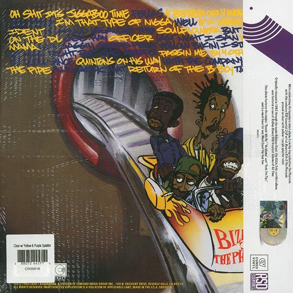 The Pharcyde - Bizarre Ride II The Pharcyde (RSD 2023) (ltd. ed.) (2xLP) (clear/yellow/purple splatter vinyl)