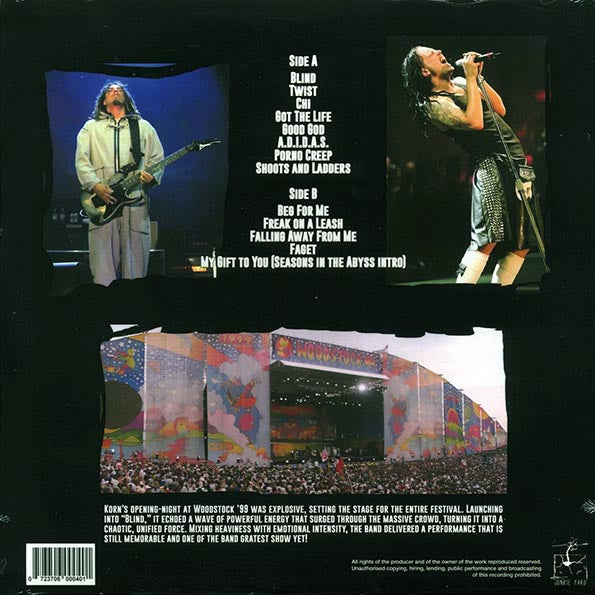 Korn - Live At Woodstock '99 (180g)