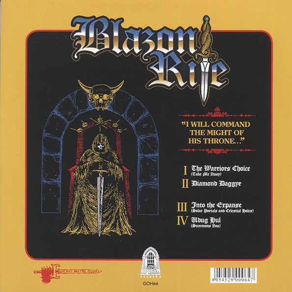 Blazon Rite - Dulce Bellum Inexpertis EP